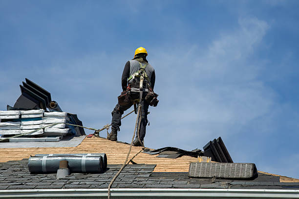 Professional Roofing technician working in East Candia, NH